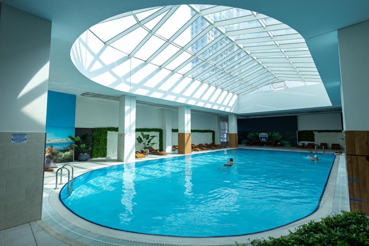 16Th Floor Sky View Condo With Pool And Fitness Skopje Exterior foto